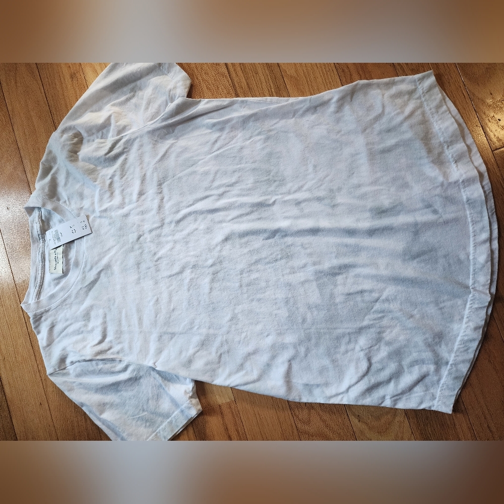 Abercrombie & Fitch Soft White Tie Dye Tee